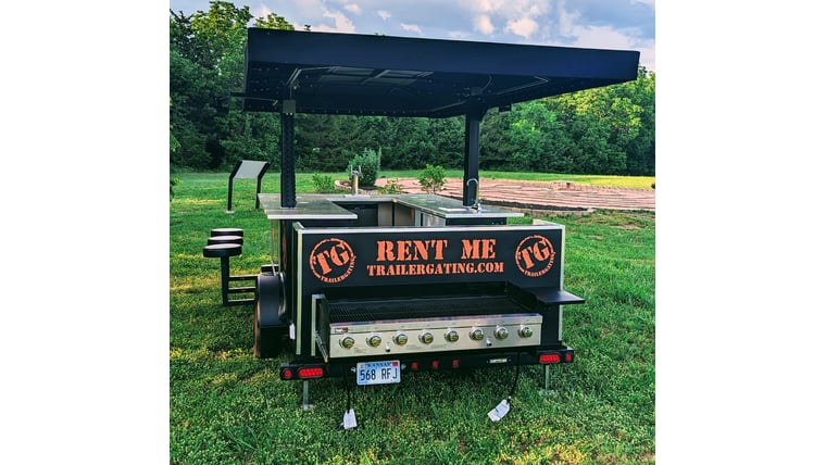 Trailer P.U.B. Pop Up Bar Portable Bar - 2