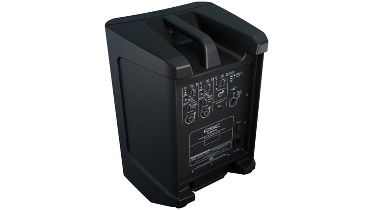 Powered Loudspeaker - BATTERY Powered Portable PA System 10" - 2