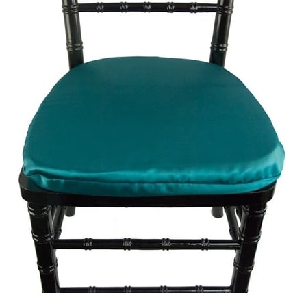 Crepe Back Satin Peacock cushion cover rental