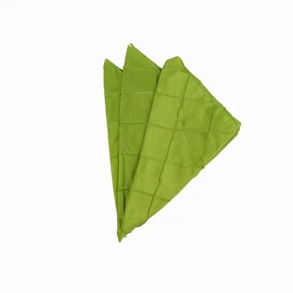 Pintuck Lime napkin rental
