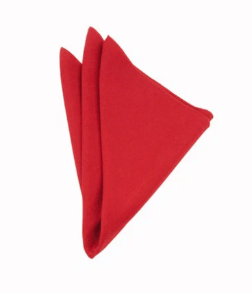Polyester Cherry Red napkin rental