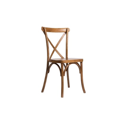Crossback Chair Brown chair rental
