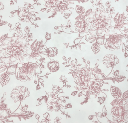 Toile Dusty Rose napkin rental