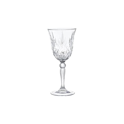 Crystal Cut Wine Glass Clear glassware rental