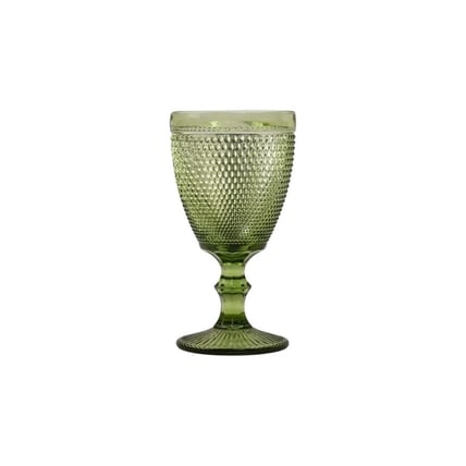 Capri Glass Olive Green glassware rental