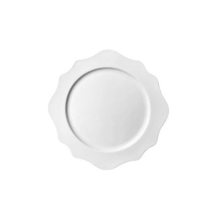 Venice White null dinnerware rental