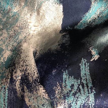 Expressionism Blue null tablecloth linen rental