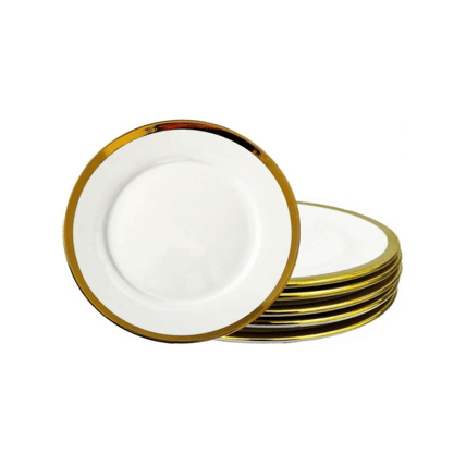 Halo Gold null dinnerware rental