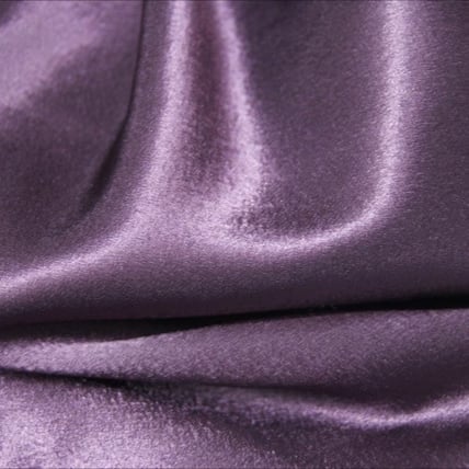 Lamour Satin Eggplant tablecloth linen rental