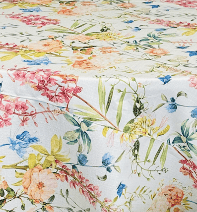 Tuscany Blue Garden null tablecloth linen rental