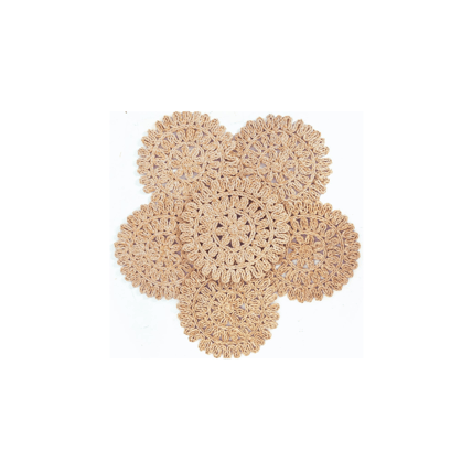 13.8 Round Boho Farmhouse null dinnerware rental