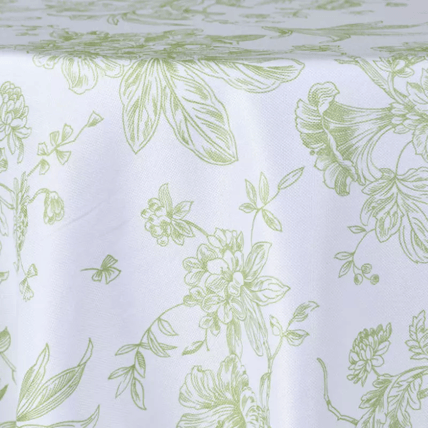 Victoria Green null tablecloth linen rental