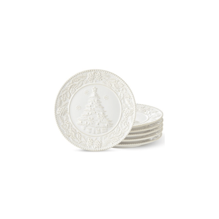 Cream White Holiday null dinnerware rental