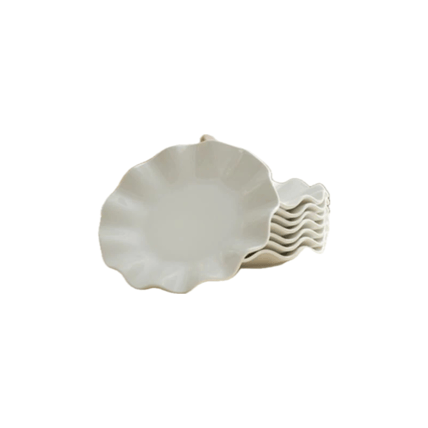 Tutu White dinnerware rental