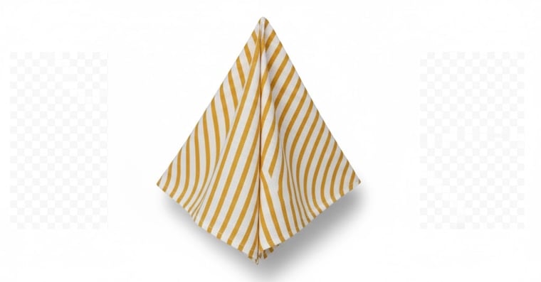 Mustard Yellow Stripes Napkins null napkin rental