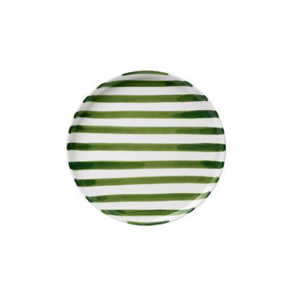 Juno Forest Green dinnerware rental