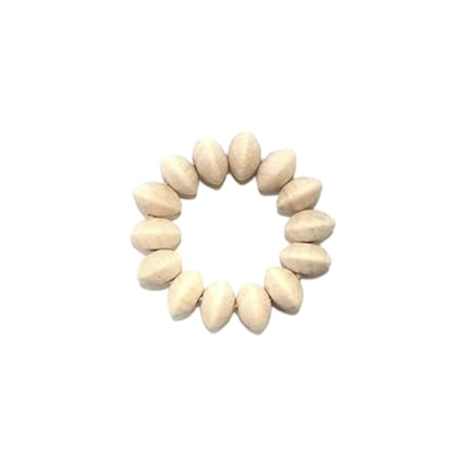 Coastal wooden beads napkin rings napkin ring rental
