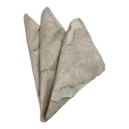 Gilded Palm Champagne napkin rental