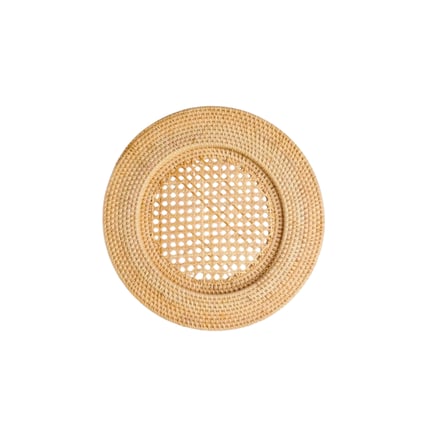 Honey Rattan null dinnerware rental
