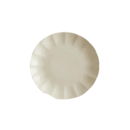 White Petal null dinnerware rental