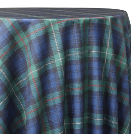 Hunter Green & Blue Plaid Napkins null napkin rental