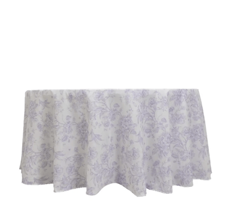 Alejandra Lilac null tablecloth linen rental