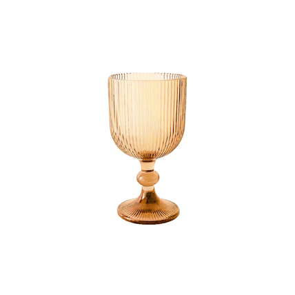 Deco Amber Glass null glassware rental