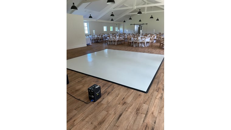 White Dance Floor - 15x15 additional photo — NCW Event Rentals Eastern Washington
