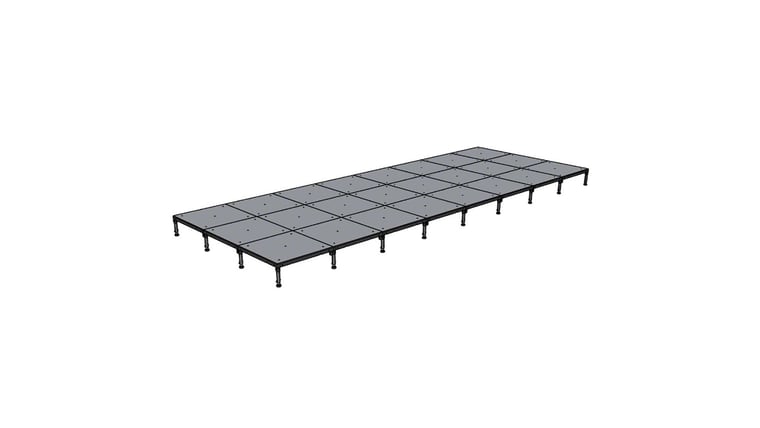 12' x 32' BilJax Stage rental from NCW Event Rentals, available in Wenatchee, Cle Elum, Chelan and Leavenworth Washington