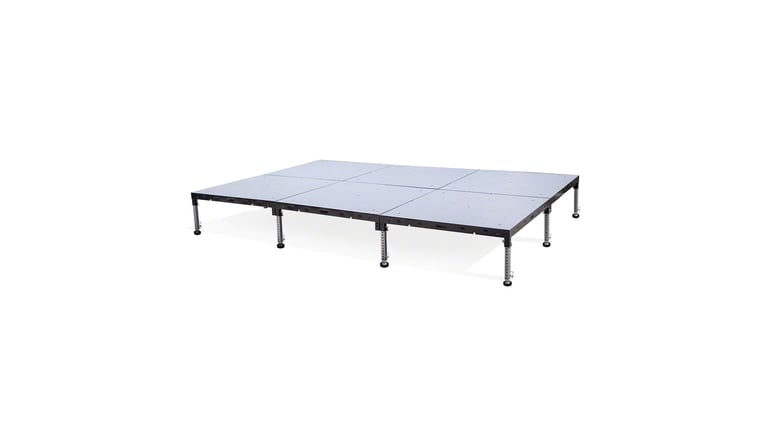 8' x 12' BilJax Stage rental from NCW Event Rentals, available in Wenatchee, Cle Elum, Chelan and Leavenworth Washington
