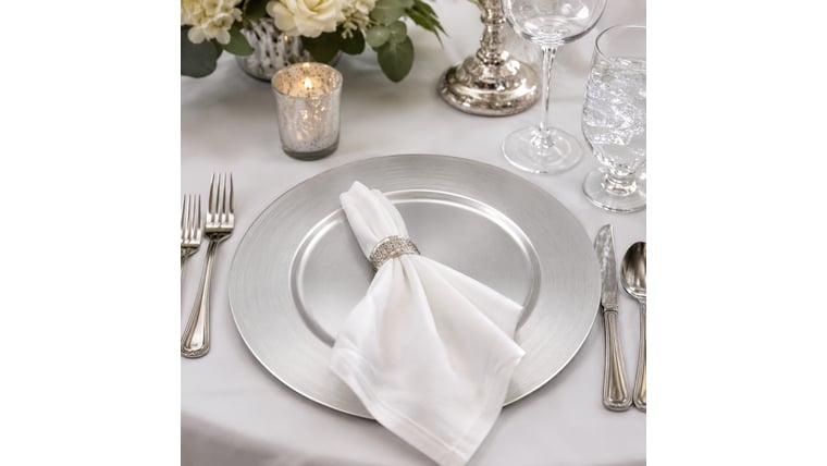 Charger plate Wedding Rentals