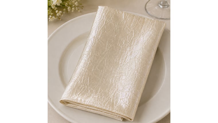 Ivory Reception Napkin Linen Rental for Las Vegas Wedding Reception 