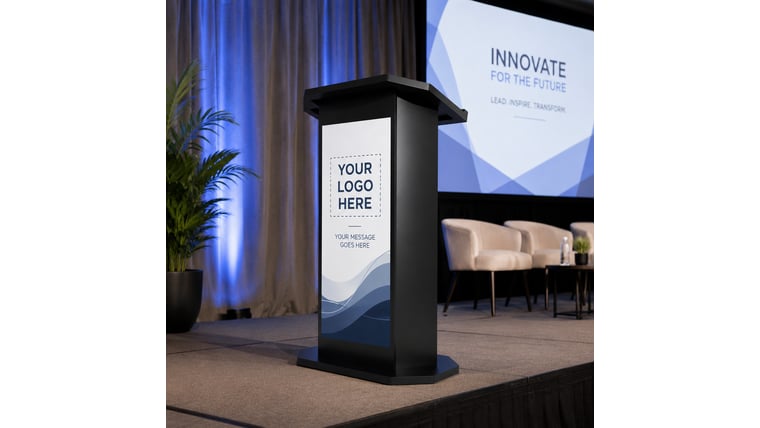 Custom Podium Branding and Prints Las Vegas Nevada