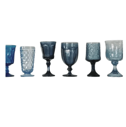 etched wine glasses antique Vintage Etched Glasses  Set of 2 (4.5")  Storied Jewels