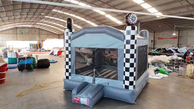 Gray Race Car Theme Bouncy House rental in Charleston, SC
